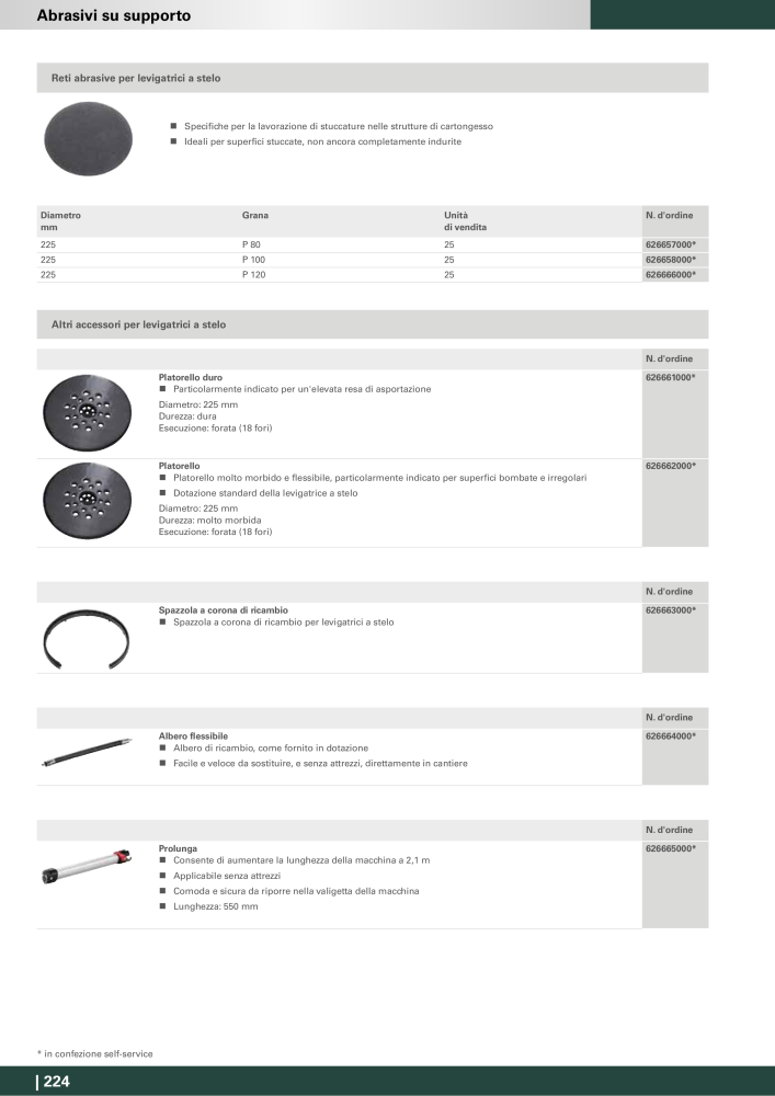 Metabo - Accessori n.: 20993 - Pagina 224