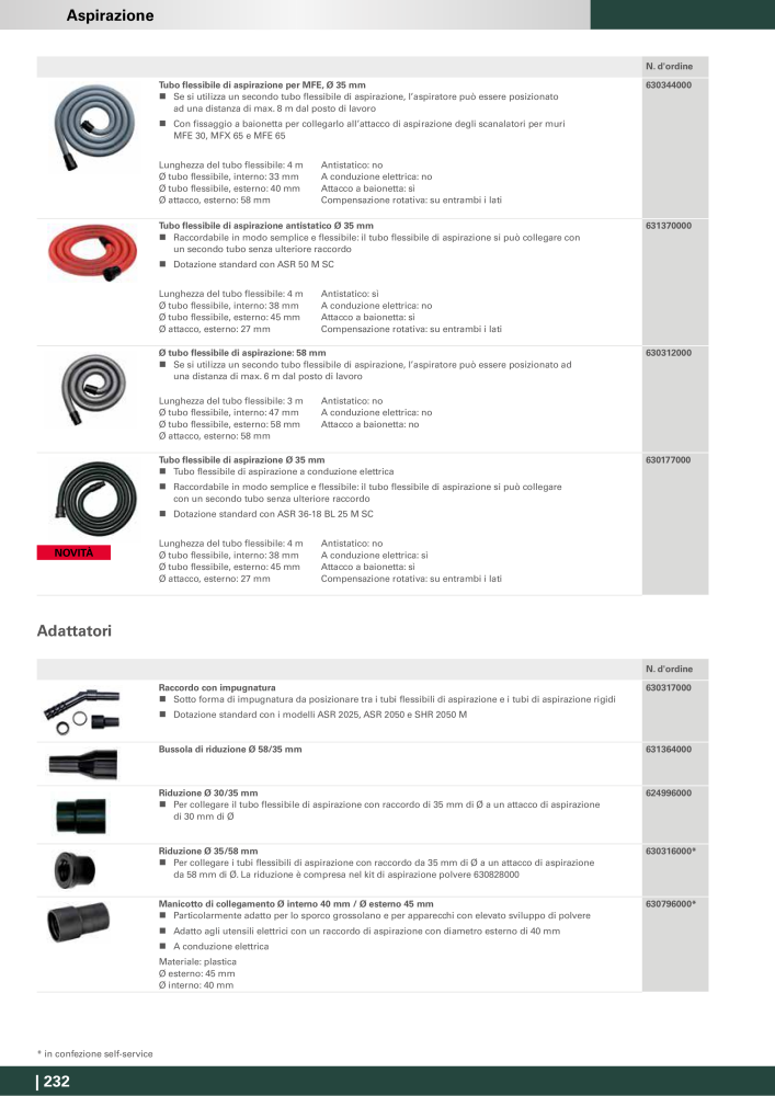 Metabo - Accessori NR.: 20993 - Pagina 232