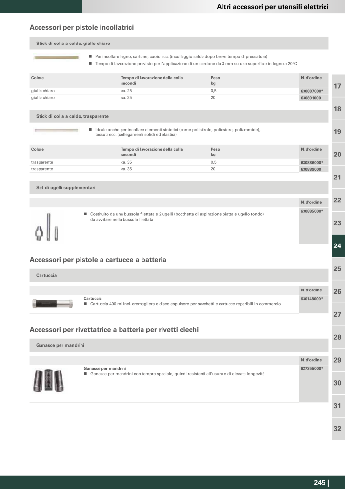 Metabo - Accessori Nb. : 20993 - Page 245