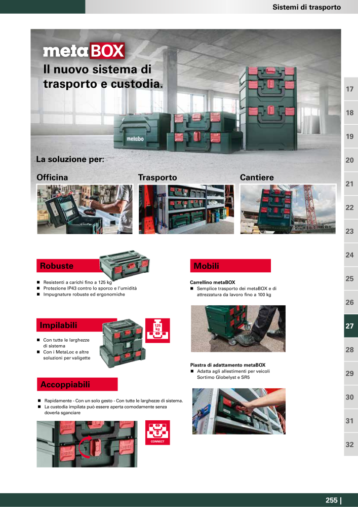 Metabo - Accessori Nb. : 20993 - Page 255