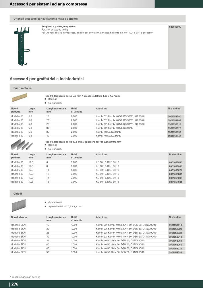 Metabo - Accessori Nb. : 20993 - Page 276