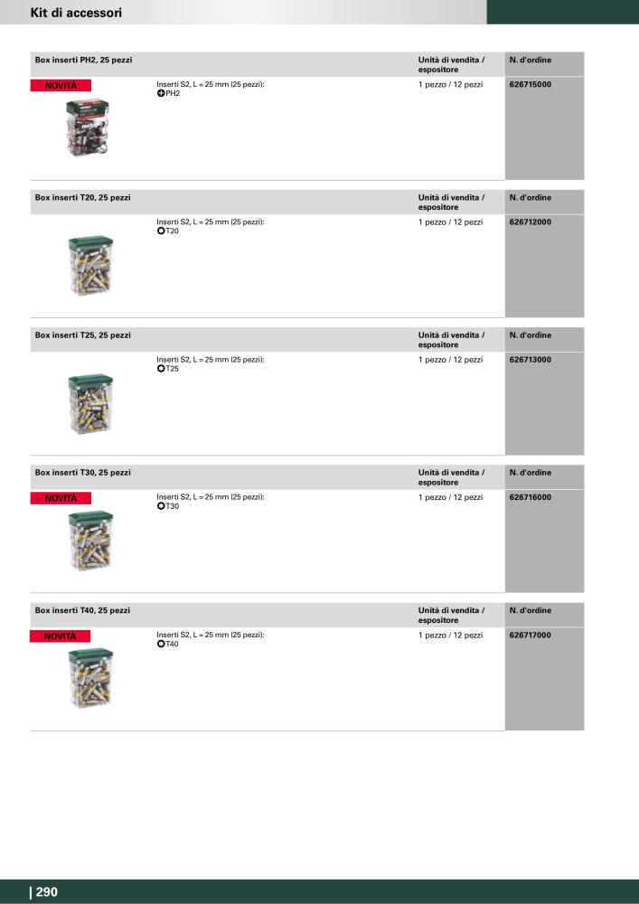 Metabo - Accessori n.: 20993 - Pagina 290