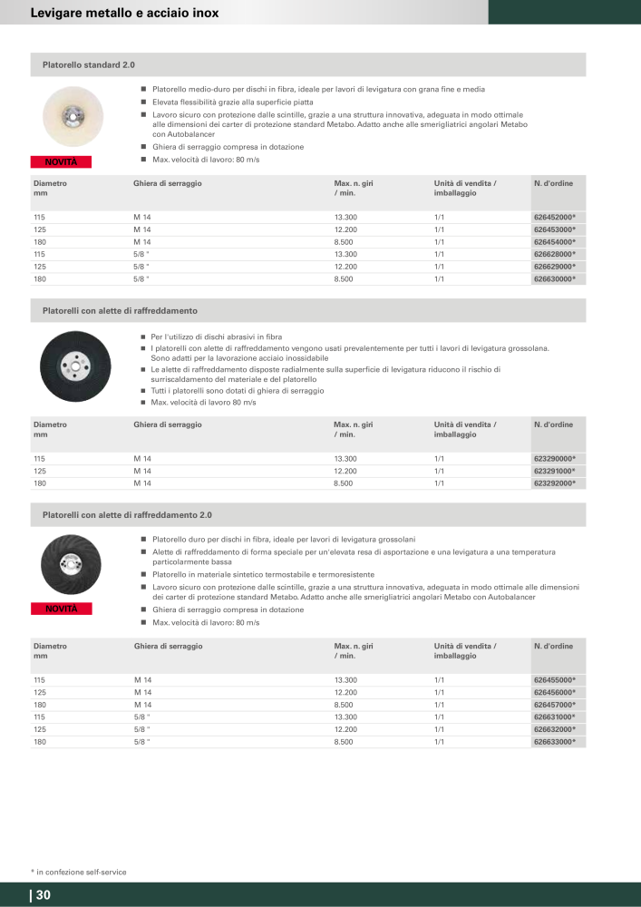 Metabo - Accessori NO.: 20993 - Page 30