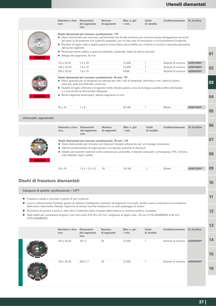 Metabo - Accessori n.: 20993 - Pagina 37