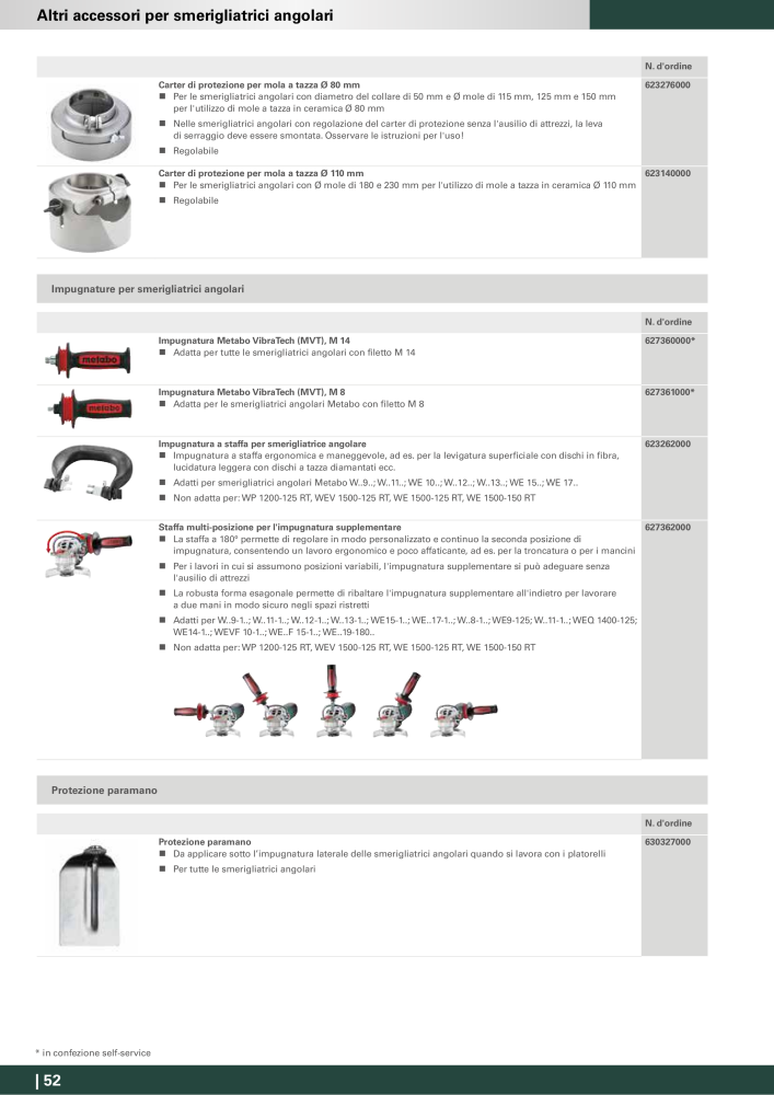 Metabo - Accessori NR.: 20993 - Pagina 52