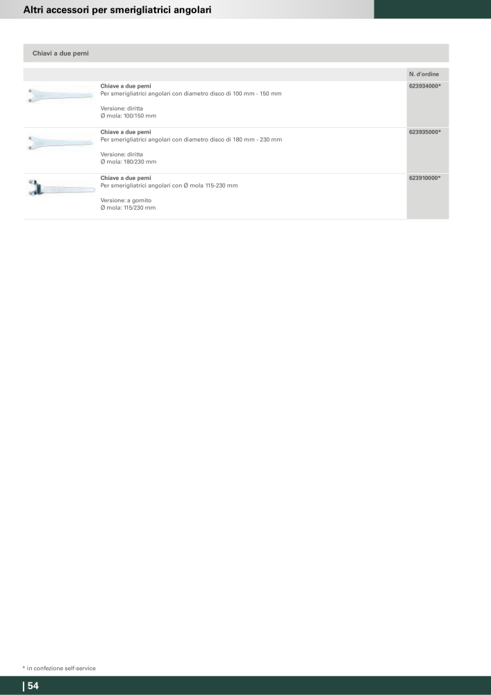 Metabo - Accessori NO.: 20993 - Page 54