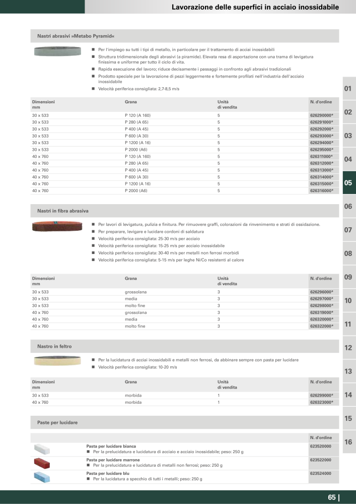 Metabo - Accessori n.: 20993 - Pagina 65