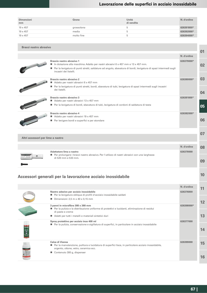 Metabo - Accessori NO.: 20993 - Page 67