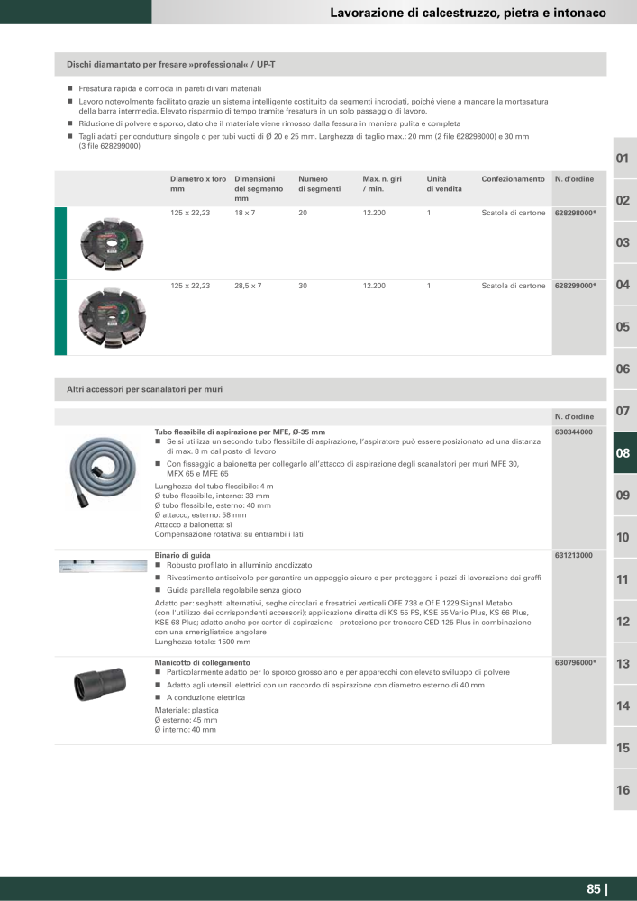 Metabo - Accessori n.: 20993 - Pagina 85