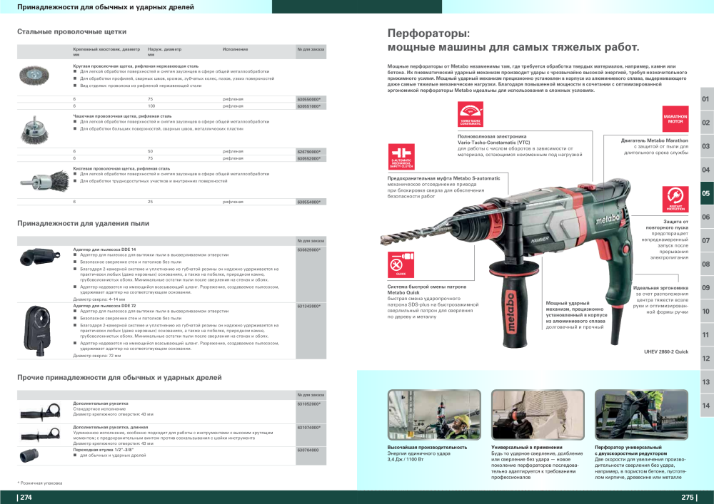 Metabo – обзор ассортимента продукции Nb. : 21001 - Page 138