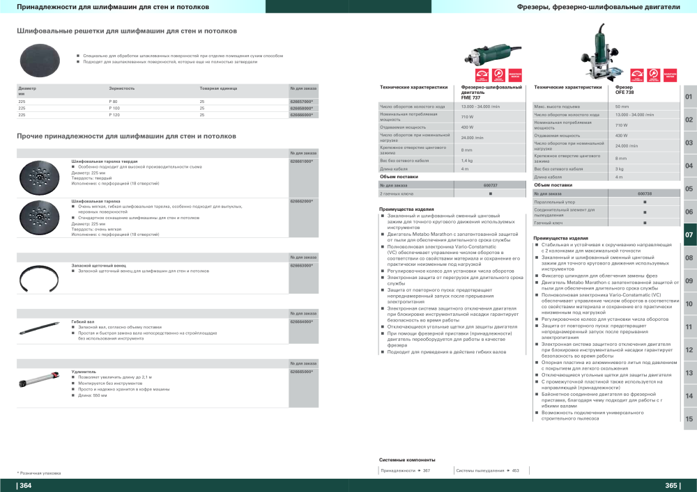 Metabo – обзор ассортимента продукции NR.: 21001 - Strona 183