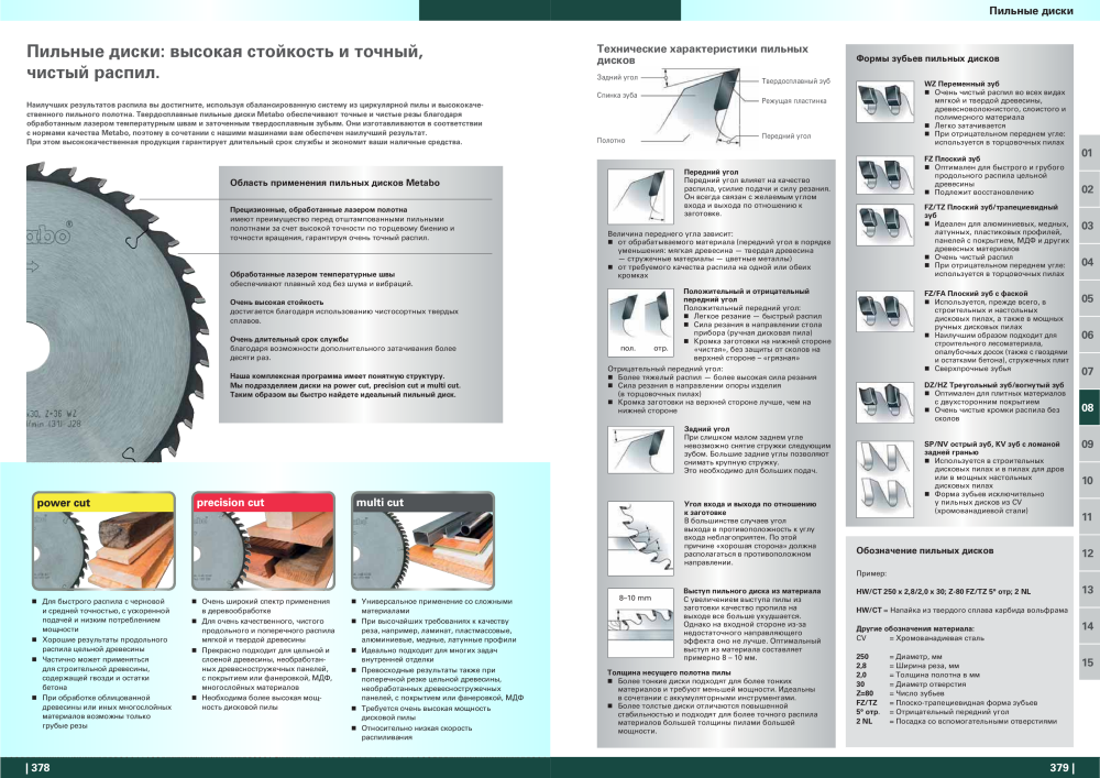 Metabo – обзор ассортимента продукции NO.: 21001 - Page 190