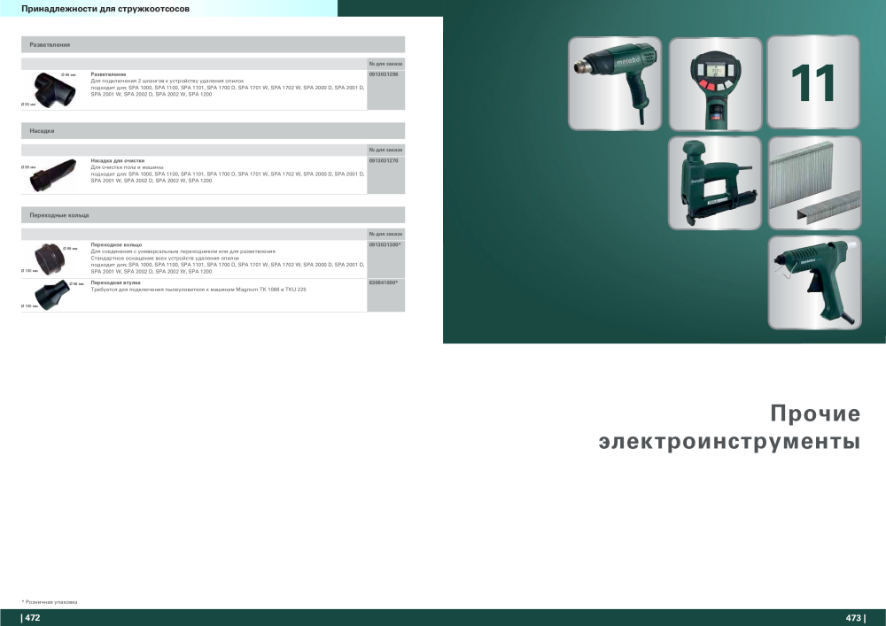 Metabo – обзор ассортимента продукции Nb. : 21001 - Page 237