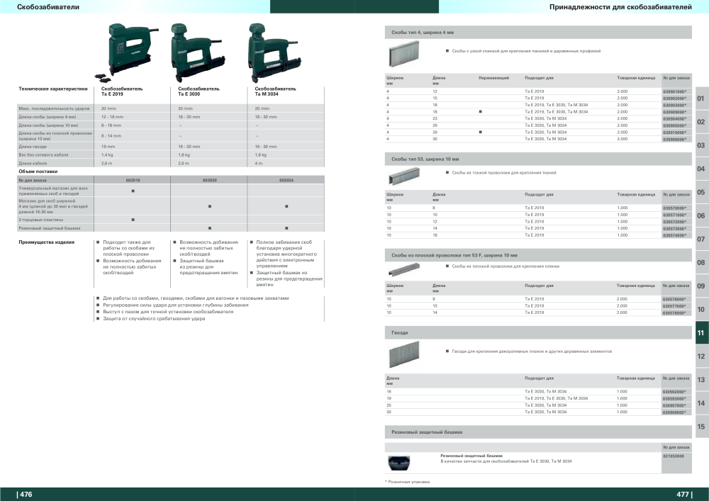 Metabo – обзор ассортимента продукции NO.: 21001 - Page 239