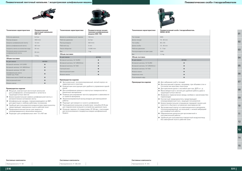 Metabo – обзор ассортимента продукции NR.: 21001 - Seite 256