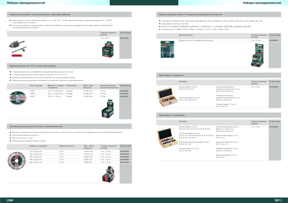 Metabo – обзор ассортимента продукции Nº: 21001 - Página 296