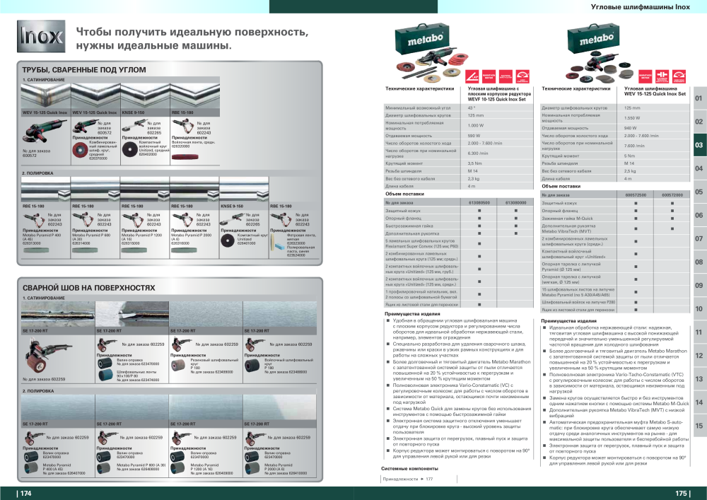 Metabo – обзор ассортимента продукции NR.: 21001 - Pagina 88