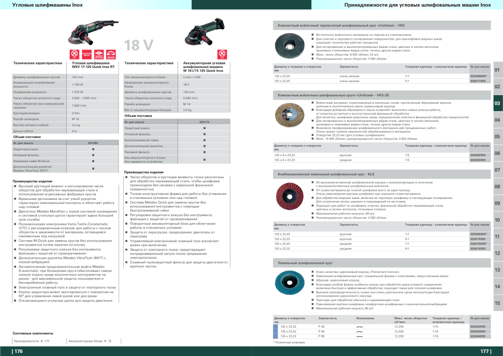 Metabo – обзор ассортимента продукции NEJ.: 21001 - Sida 89