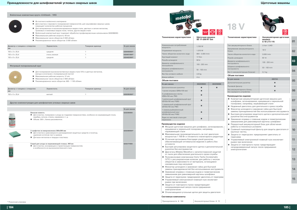 Metabo – обзор ассортимента продукции NR.: 21001 - Strona 93