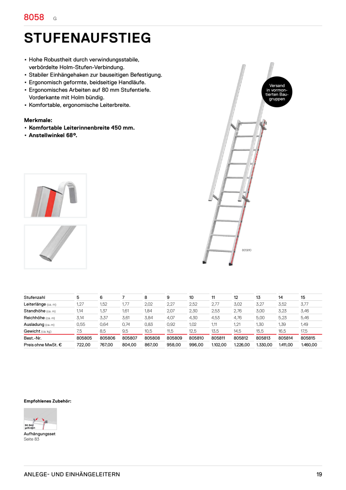 Hymer - Leitern und Tritte Nb. : 21016 - Page 19