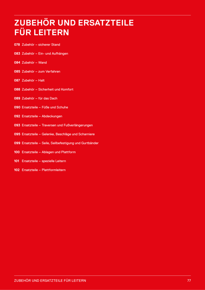 Hymer - Leitern und Tritte NO.: 21016 - Page 77