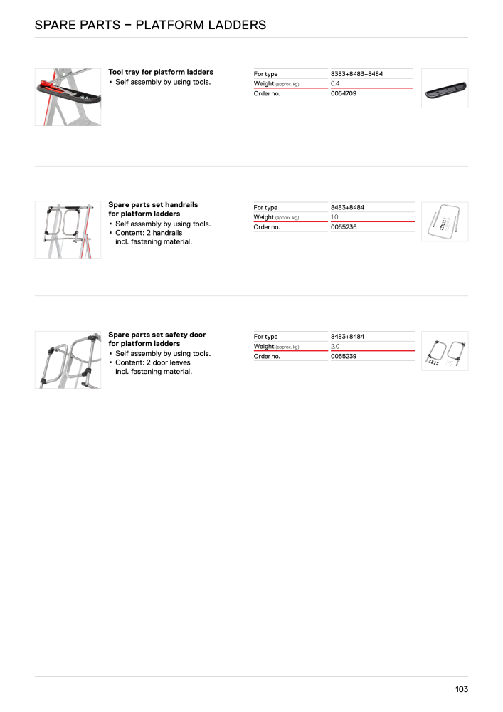 Hymer - Ladders and steps NO.: 21017 - Page 103