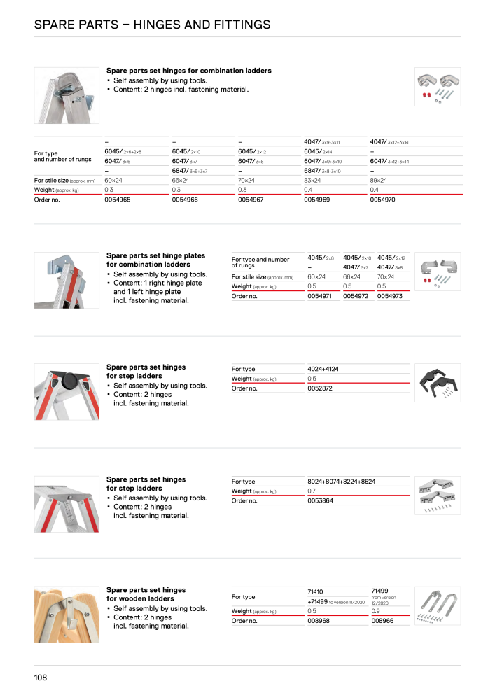 Hymer - Ladders and steps Nº: 21017 - Página 108