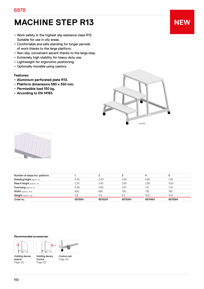 Hymer - Ladders and steps NEJ.: 21017 - Sida 110