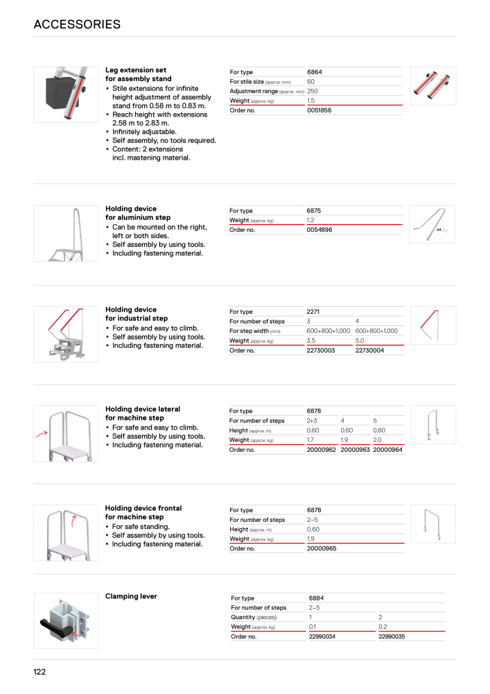 Hymer - Ladders and steps Nb. : 21017 - Page 122