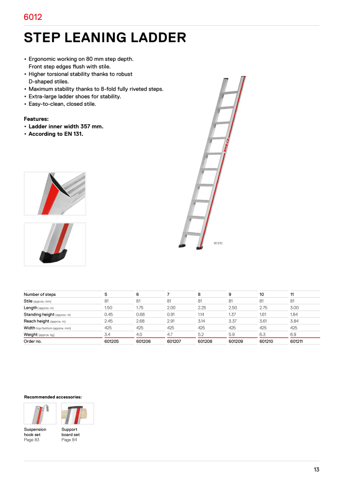 Hymer - Ladders and steps NR.: 21017 - Seite 13