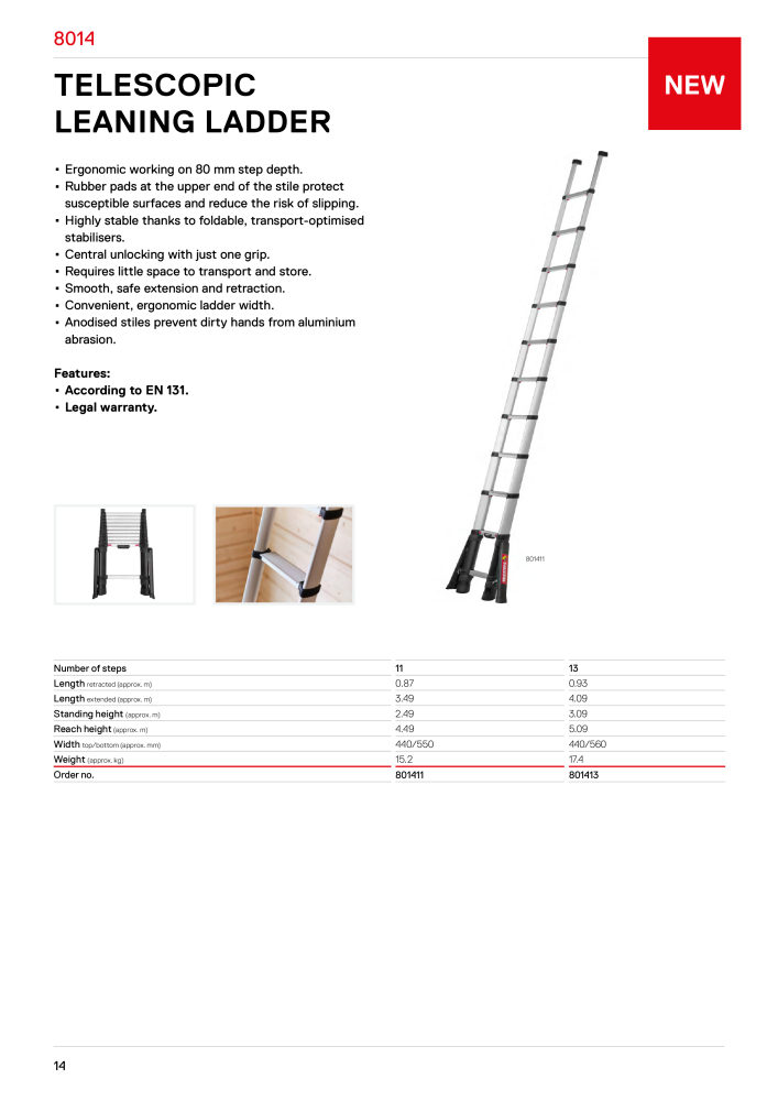 Hymer - Ladders and steps Nb. : 21017 - Page 14