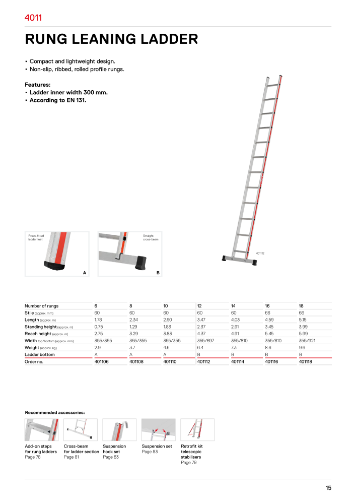 Hymer - Ladders and steps NR.: 21017 - Seite 15