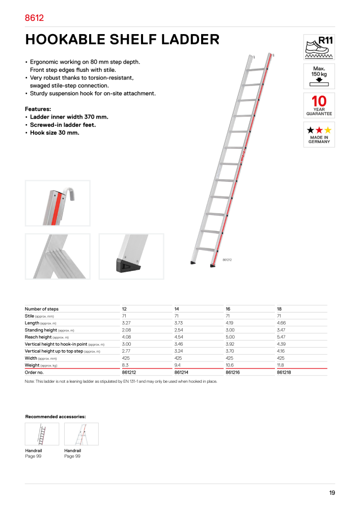 Hymer - Ladders and steps Nº: 21017 - Página 19