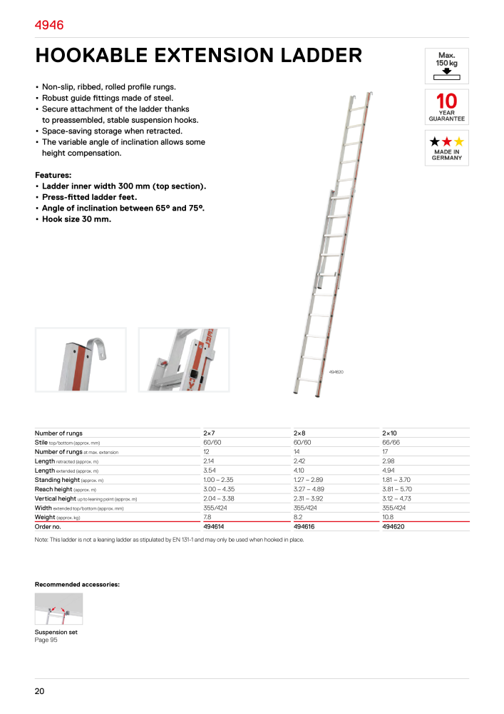 Hymer - Ladders and steps Nº: 21017 - Página 20