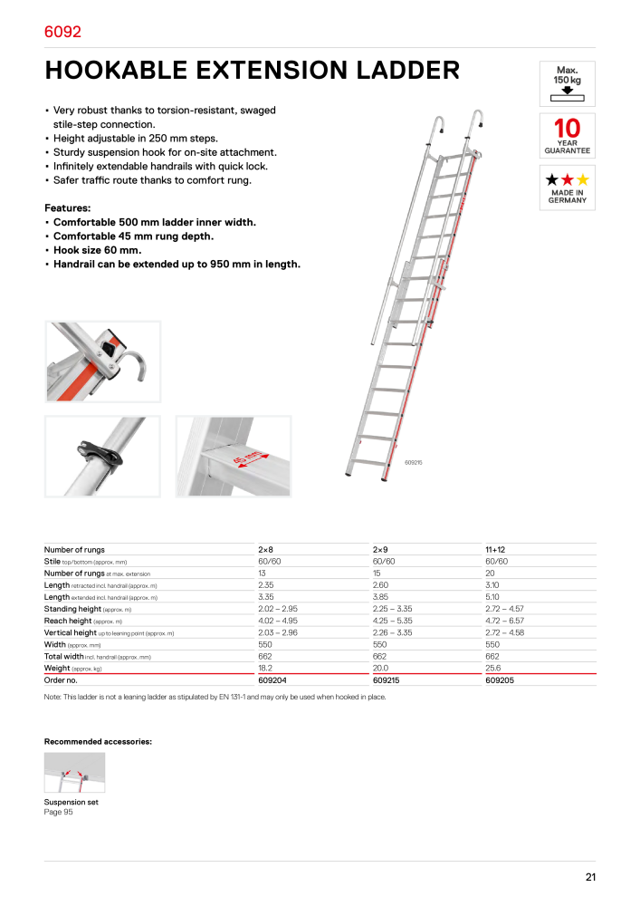 Hymer - Ladders and steps Nº: 21017 - Página 21