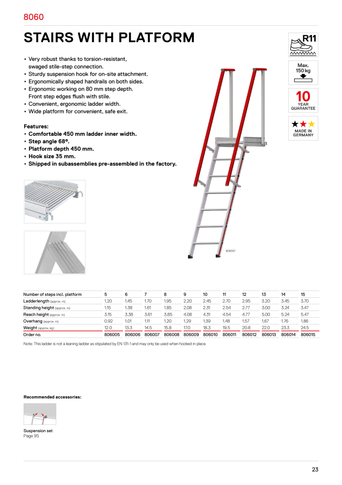 Hymer - Ladders and steps Nº: 21017 - Página 23