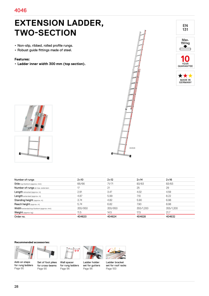 Hymer - Ladders and steps Č. 21017 - Strana 28