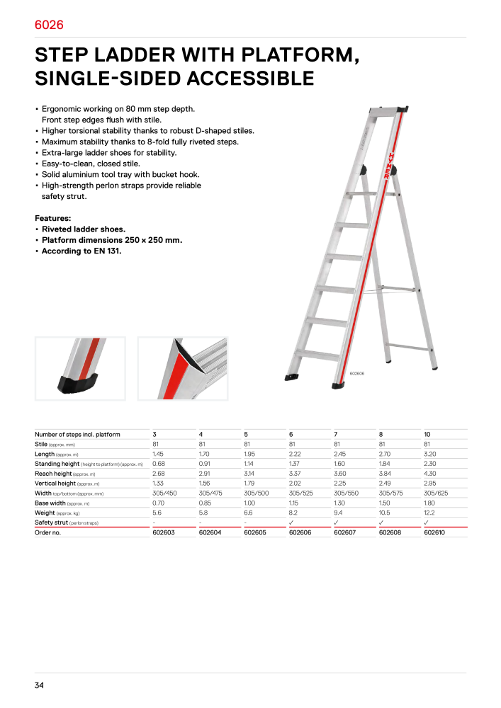 Hymer - Ladders and steps NR.: 21017 - Seite 34