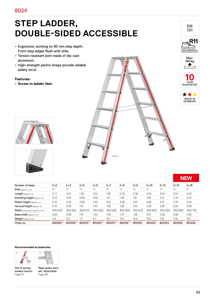 Hymer - Ladders and steps Č. 21017 - Strana 43