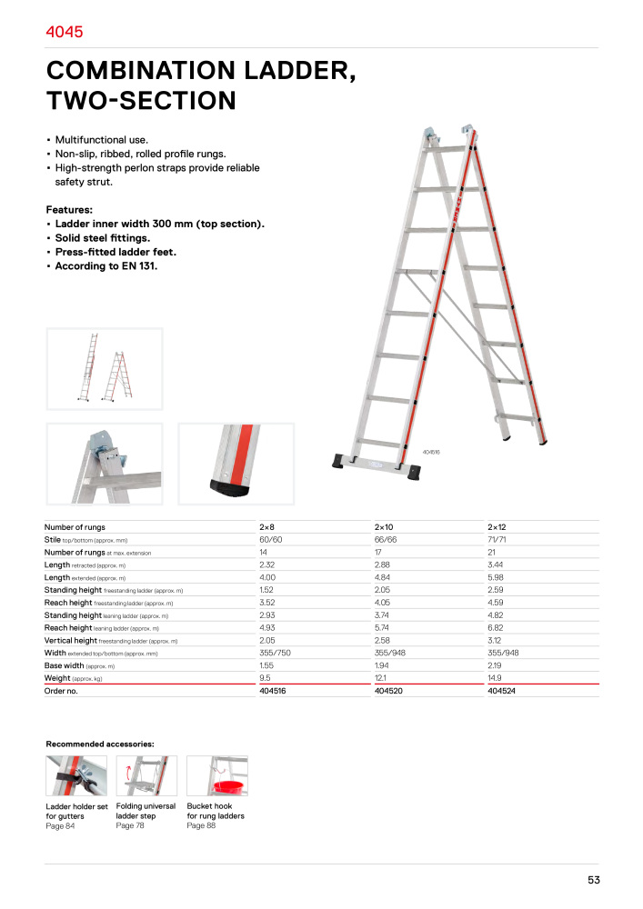 Hymer - Ladders and steps Nb. : 21017 - Page 53