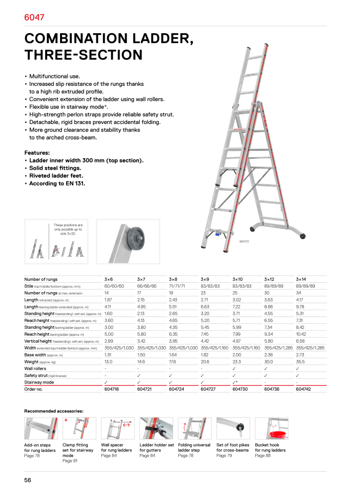 Hymer - Ladders and steps NEJ.: 21017 - Sida 56