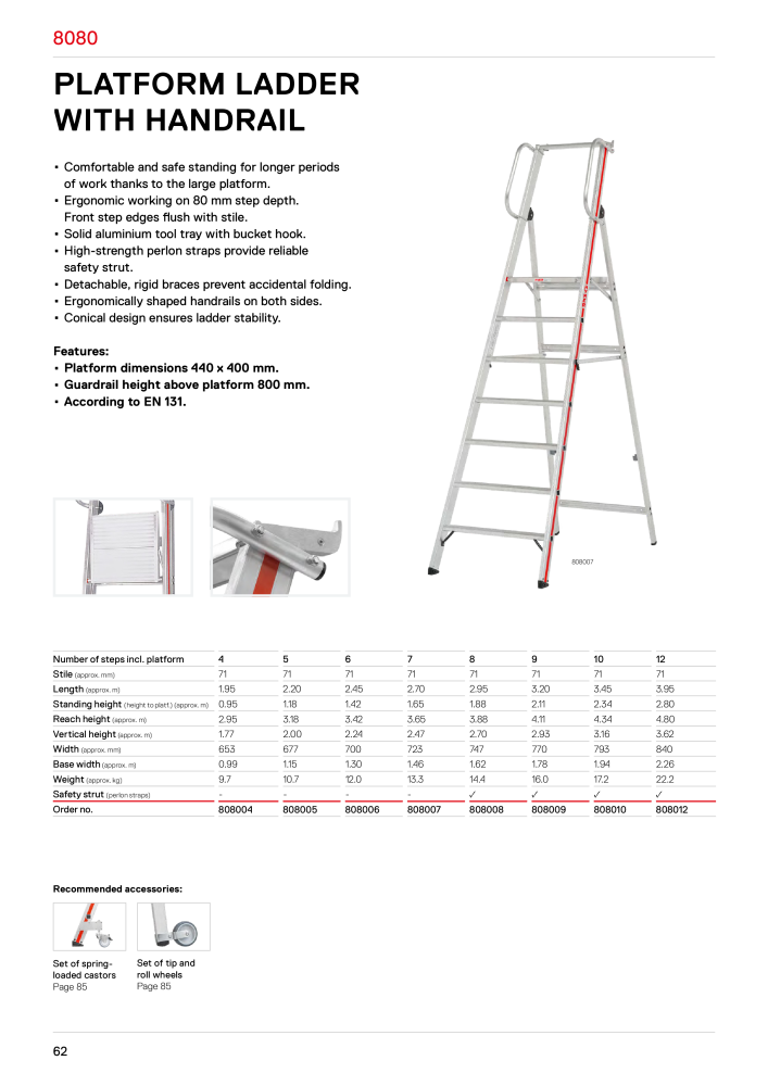 Hymer - Ladders and steps Č. 21017 - Strana 62