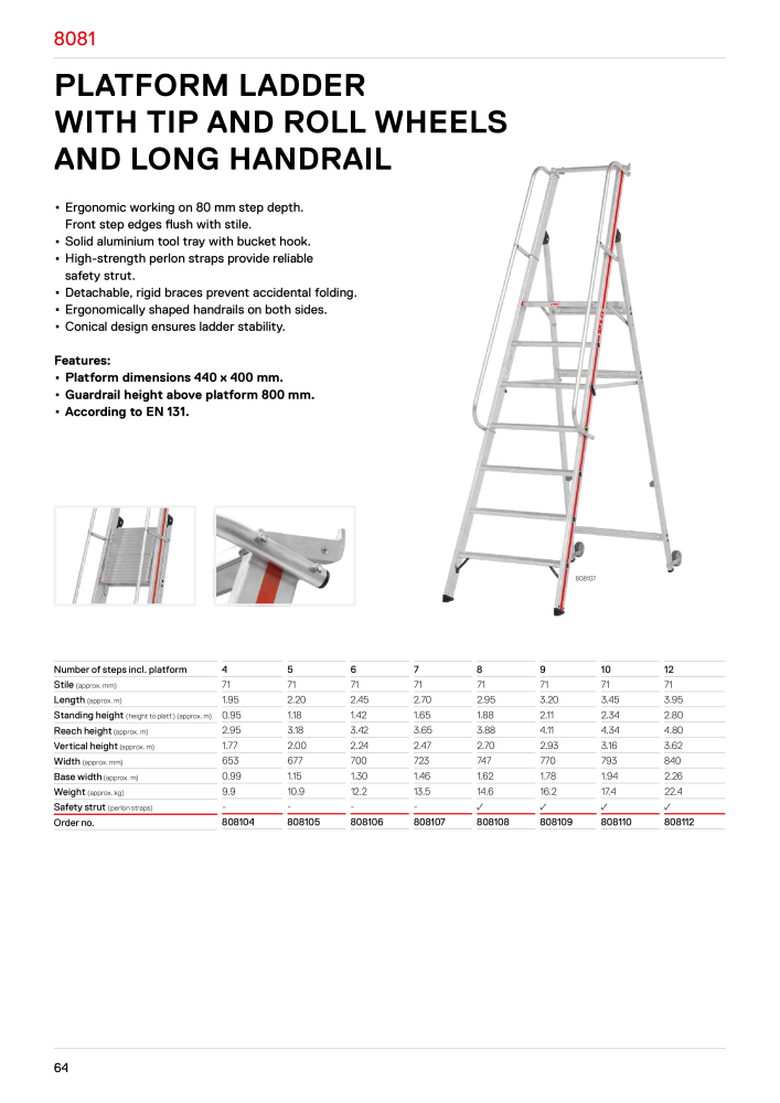 Hymer - Ladders and steps NO.: 21017 - Page 64