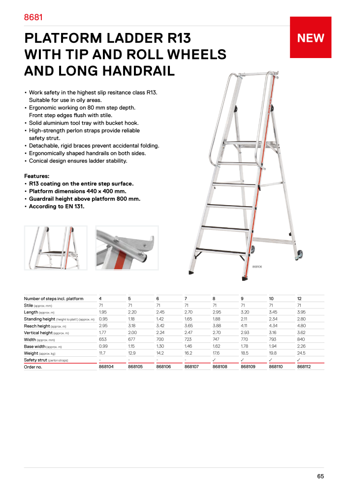 Hymer - Ladders and steps Nb. : 21017 - Page 65