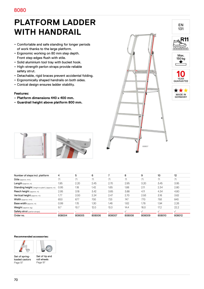 Hymer - Ladders and steps Č. 21017 - Strana 70