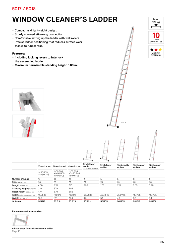 Hymer - Ladders and steps Č. 21017 - Strana 85