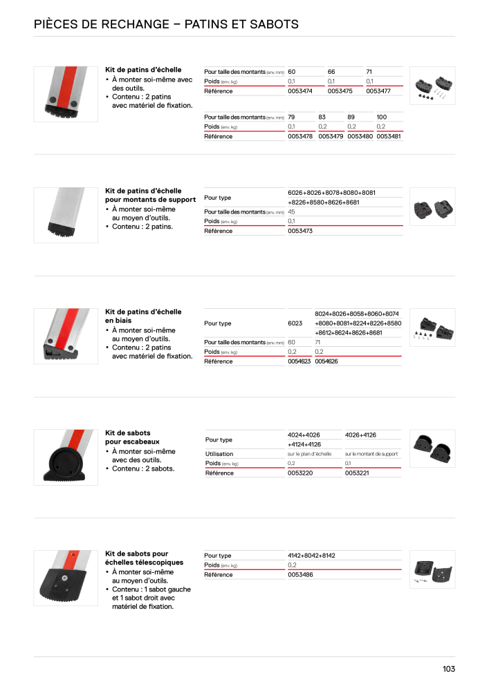 Hymer - Échelles et marches Nb. : 21018 - Page 103