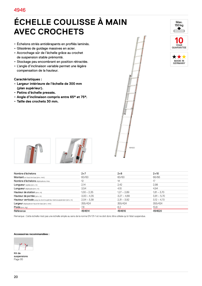 Hymer - Échelles et marches Nb. : 21018 - Page 20