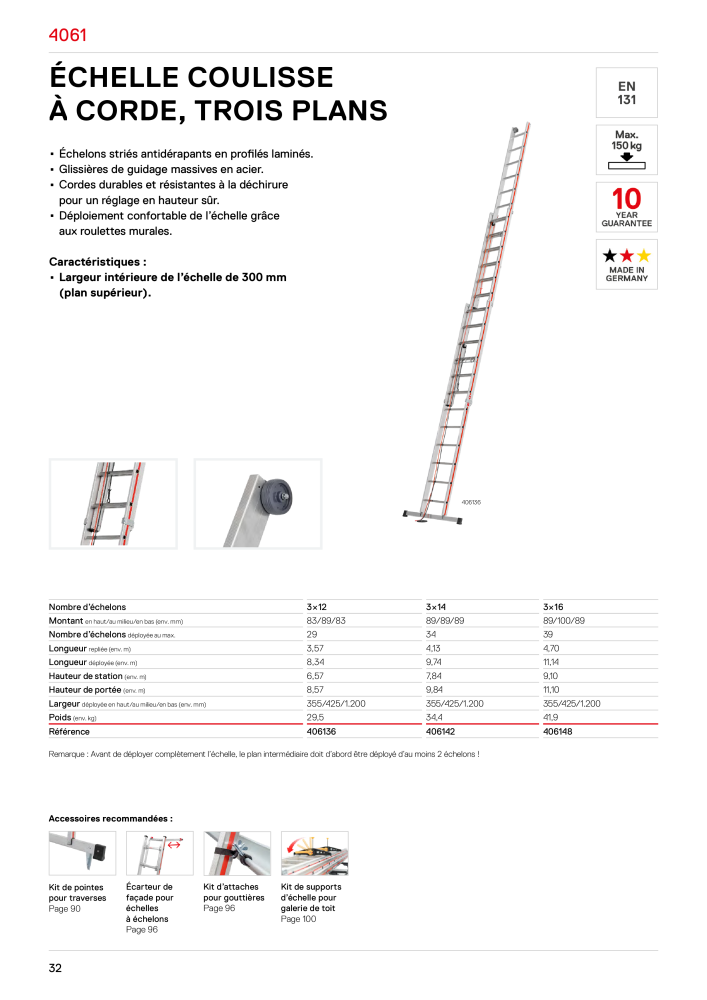 Hymer - Échelles et marches Nb. : 21018 - Page 32