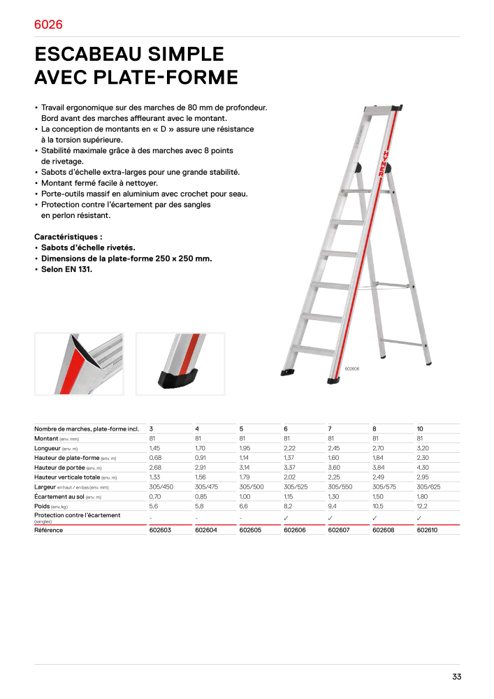 Hymer - Échelles et marches NR.: 21018 - Seite 33